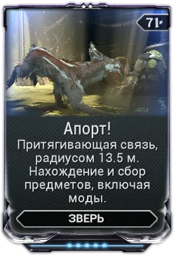 Карточка мода «Апорт!»